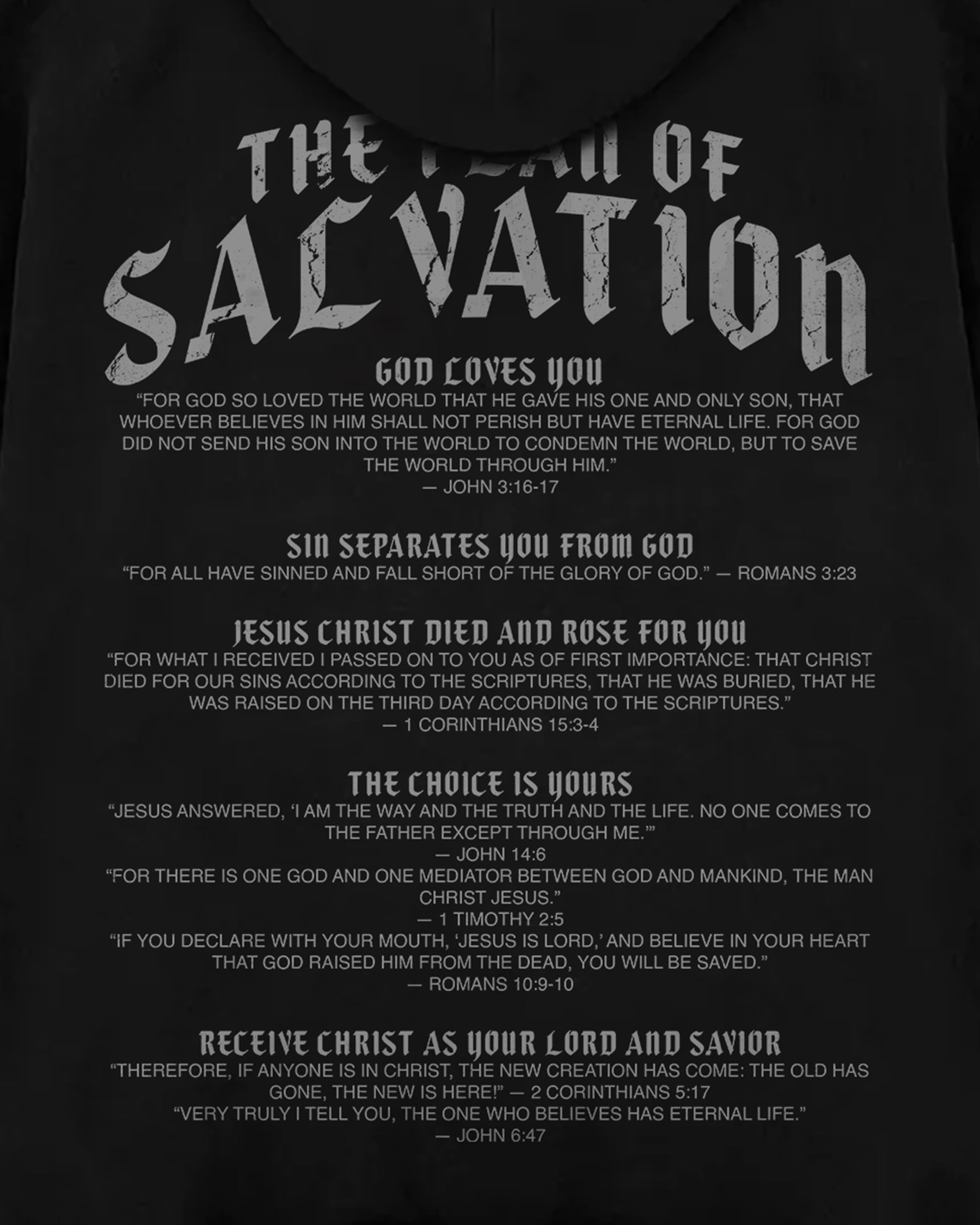 'The Plan of Salvation' Oversized Hoodie